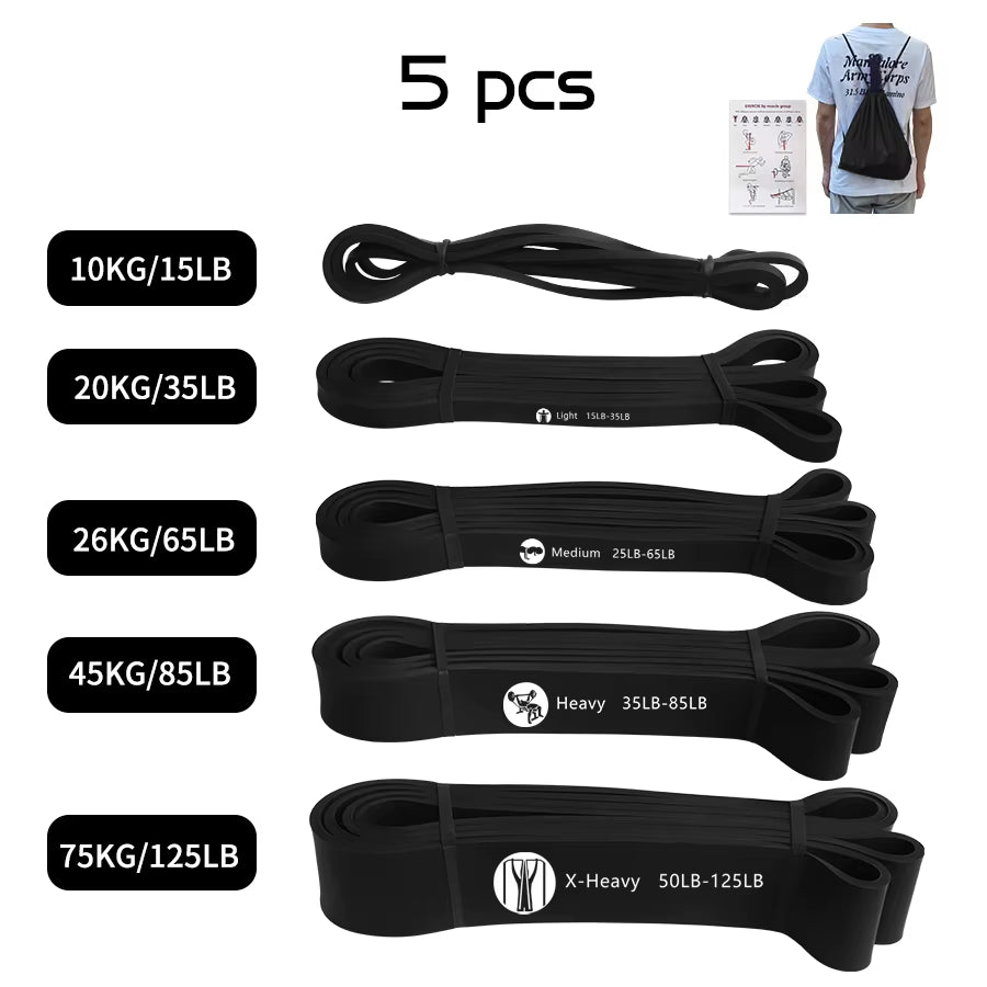 Heavy Duty Latex Resistance Band Sets
